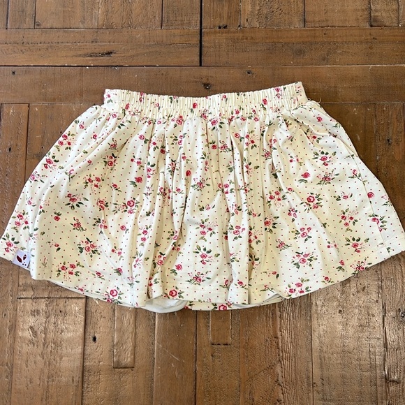 SweetHoney garden rose skirt girls 6 skirt with shorts - Picture 6 of 8